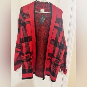 Checking it Twice Plaid Cardigan